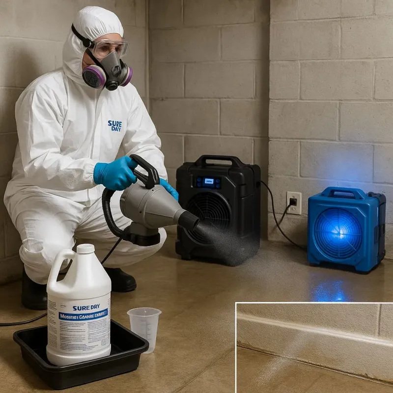 Sanitization and Odor Removal process in Waynesville, OH